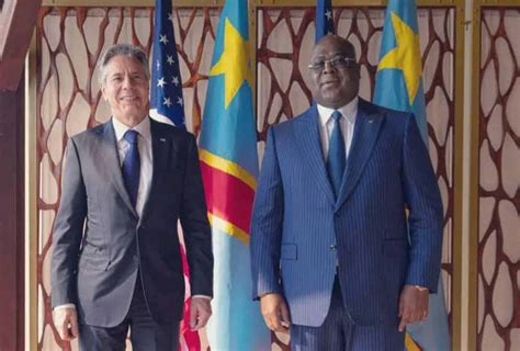 YABISO NEWS RDC Antony Blinken félicite Félix Tshisekedi et lui