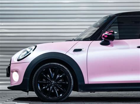 Matte metallic pink car wrap - Color shift wrap