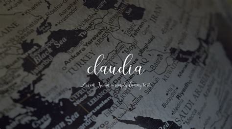 claudia Font : Download Free for Desktop & Webfont