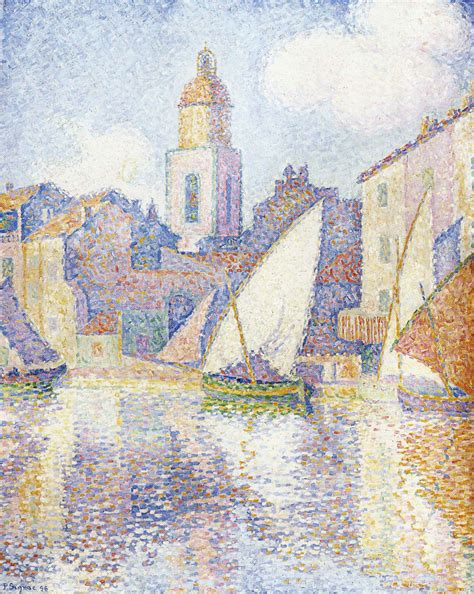 Paul Signac The Bell Tower Of Saint Tropez