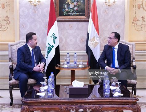 Iraqi Prime Minister Mohammed Shia Al Sudani Meets Egpytian Prime News Photo Getty Images