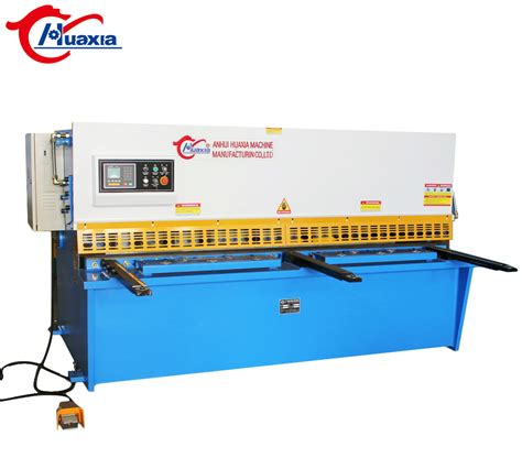 QC12K Huaxia Hydraulic Swing Beam CNC Shearing Machine China