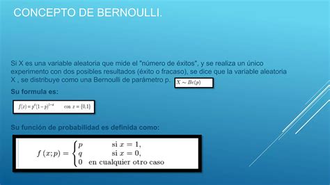 Distribuci N De Probabilidades Bernoulli Y Binomial Etc Ppt