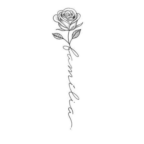 A Single Rose With The Word Love Written In Cursive Writing On A White