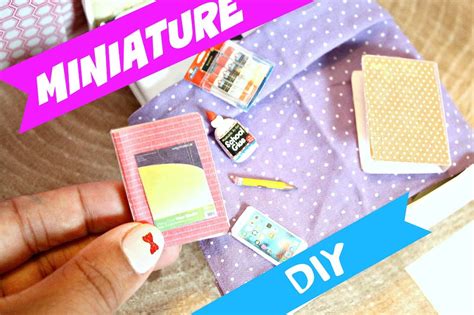 Diy Miniature Binder Back To School Diy