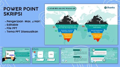 Jasa Pembuatan Desain Presentasi Power Point Jam Jadi