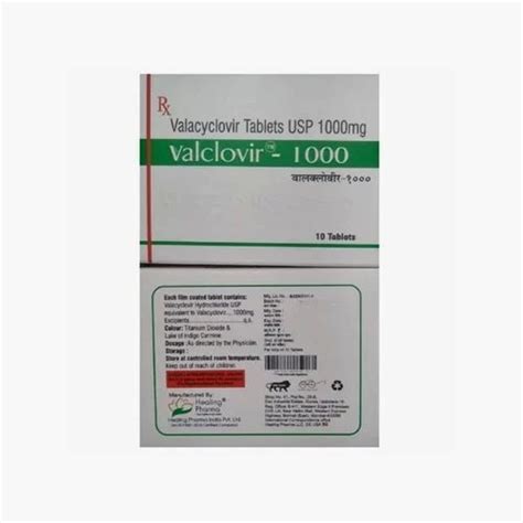 Valclovir 1000mg Valacyclovir Tablets At Rs 700 Stripe Valacyclovir