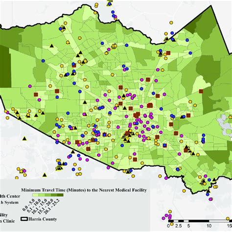 Map of Harris County in Texas and its 786 census tracts (2018). The ...