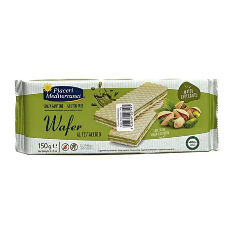 Wafer Al Pistacchio Piaceri Mediterranei 150g