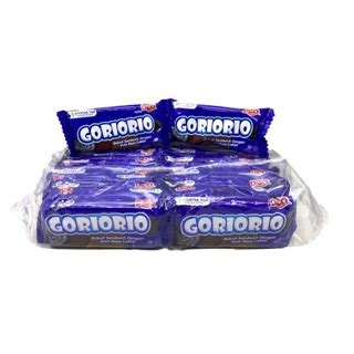 Jual Goriorio Biskuit Sandwich Krim Coklat Rasa Vanilla 1 Pak Isi 20