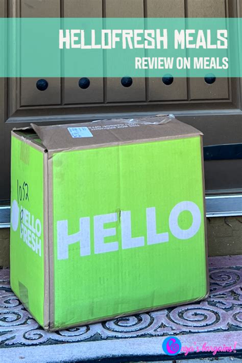 HelloFresh Meals Review - Enza's Bargains