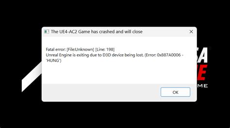 ACC Keeps On Crashing Exiting Due To D3D Device Being Lost Any Fixes