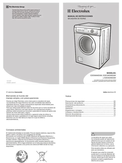 Tutorial De Uso De Lavadora Secadora Electrolux Instrucciones