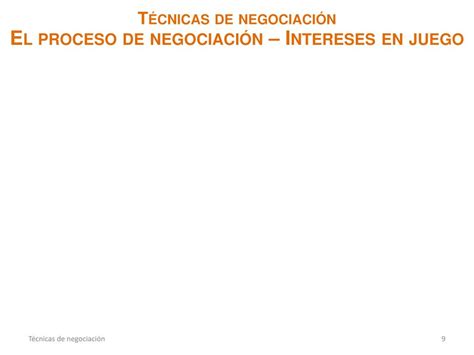 PPT Técnicas de negociación PowerPoint Presentation free download