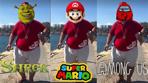 Brr Skibidi Dop Dop Shrek Vs Super Mario Vs Among Us Youtube