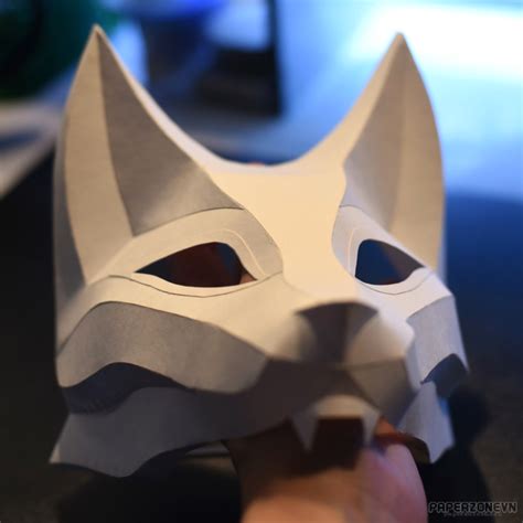 Sz Nyog Farkas Juh Ruh Zat Ban M Rkan V Papercraft Mask Template