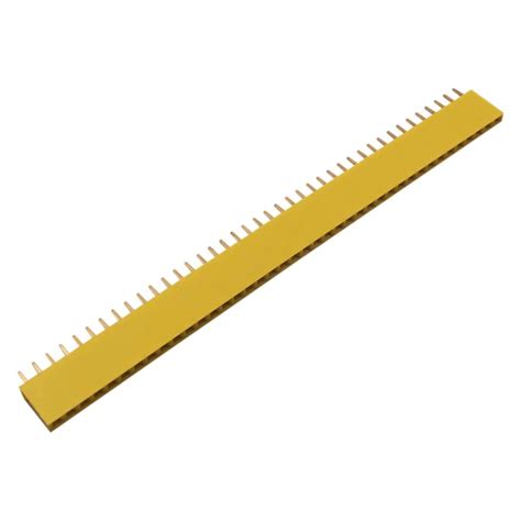 40 X 1 BERG STRIP FEMALE STRAIGHT 2 54mm YELLOW IFuture Technology