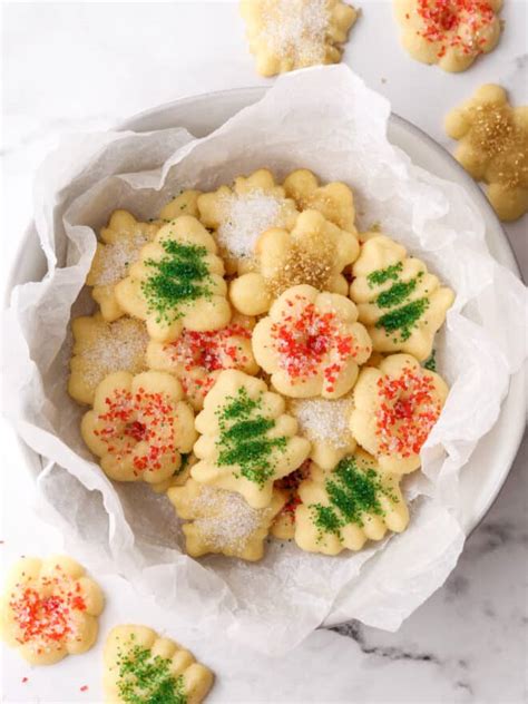 Holiday Spritz Cookies Completely Delicious