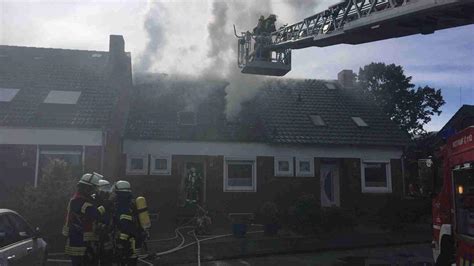 Feuer Zerst Rt Reihenhaus In Lilienthal