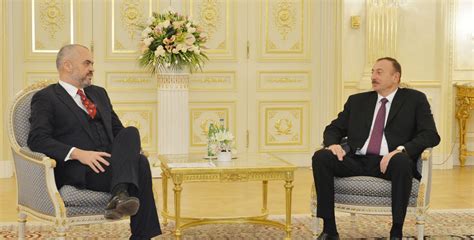 Ilham Aliyev Received Albanian Prime Minister Edi Rama Official Web