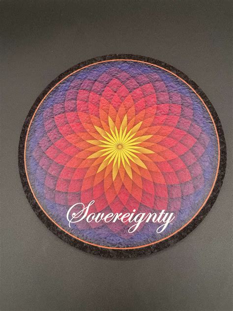 Sovereignty Mood Mat Amber Purple Flower 170250 Northern Lights