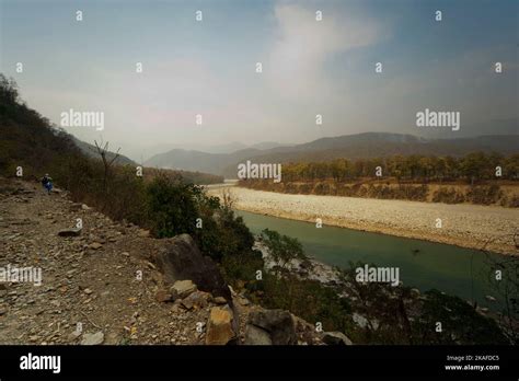 Trail On The Sarda River Gorge At Indianepal Border This Trek Was