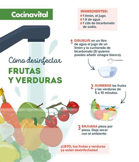 3 Formas Caseras De Desinfectar Los Alimentos Frutas Y Verduras Artofit