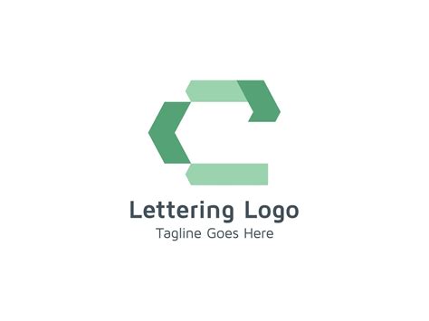 plantilla de diseño de logotipo inicial de letra c creativa vector