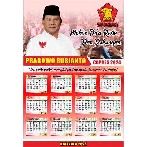 Jual Cetak Kalender Caleg Cetak Kalender Poster Minim