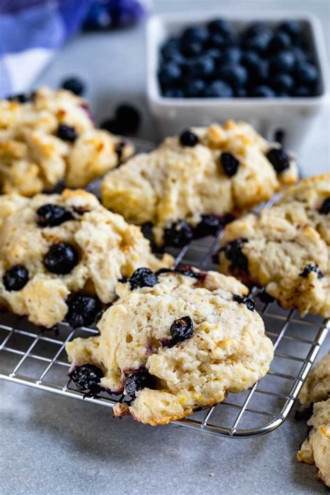 Easy Blueberry Biscuits Recipe Drop Biscuits Crazy For Crust