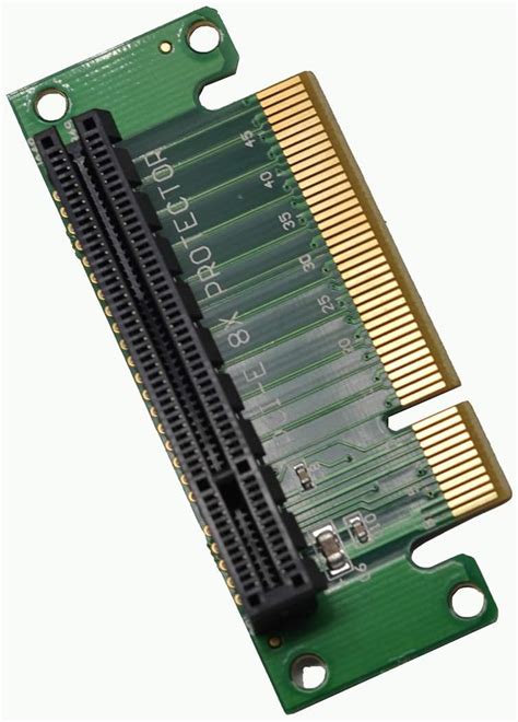 Wlgq Pci E X Male To Female Riser Card Pci E X Left Grad Adapter