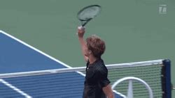 Alexander Zverev Raising His Racket Gifdb