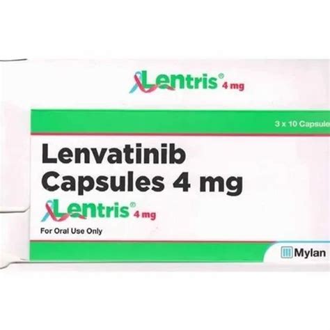 Lenvatinib Lentris Mg Capsule At Rs Strip Lenvima In Nagpur