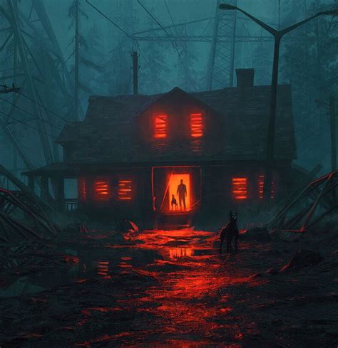 Horror Environment Concept Art