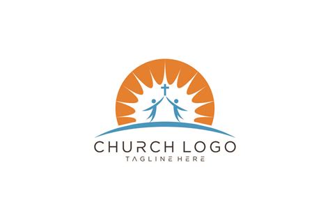 Church Logo Modern Vector Graphic by 7lungan · Creative Fabrica