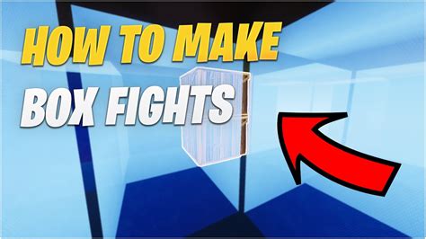 How To Make A Box Fight Map In Fortnite Creative Quick Easy Youtube