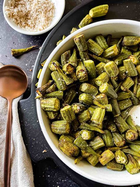 Air Fryer Okra Recipe Crispy Gluten Free Vegan Delicious