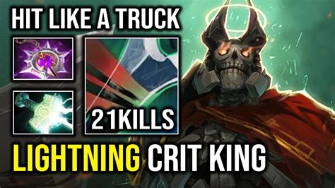 How To Play Offlane Wraith King With Lightning Crit Brutal Burst Dmg No