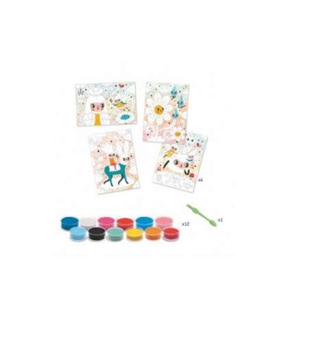 Set De Creatie Priviri Vesele Planse Cu Nispi Colorat