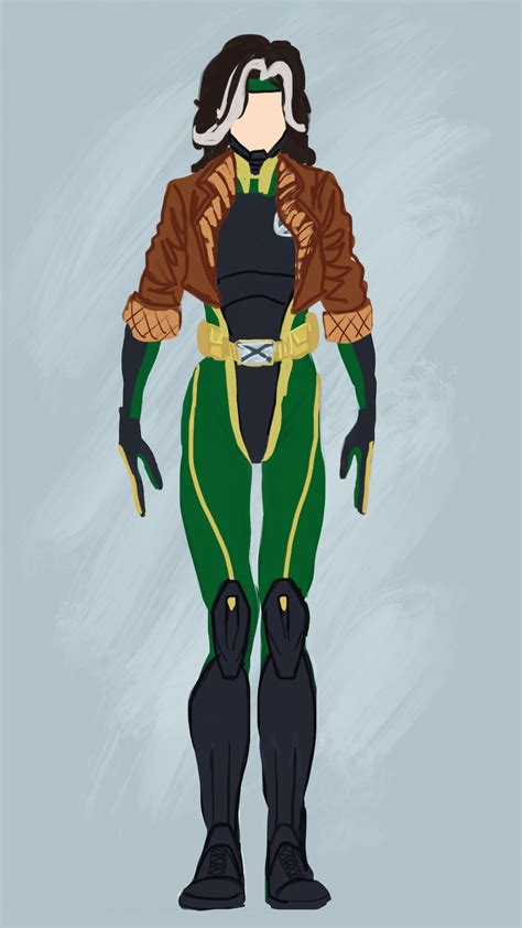 Rogue Redesign | Marvel heroines, Marvel and dc characters, Marvel