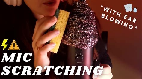 Asmr Fast And Rough Mic Scratching With Metallic Cover Sponges