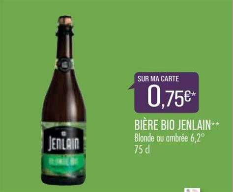 Promo Bière Bio Jenlain Blonde Ou Ambrée chez Match iCatalogue fr