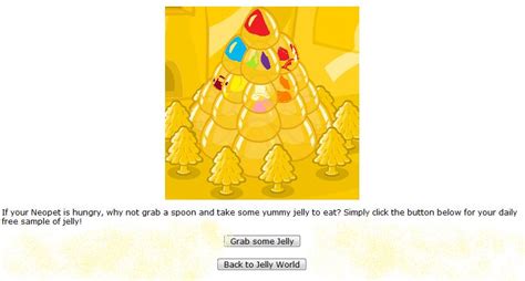 Life As A Neopet Complete List Of Jelly In Neopets