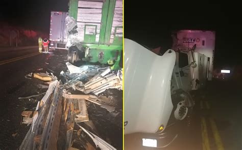 Accidente En Carretera Durango Mazatlán Deja Tres Lesionados