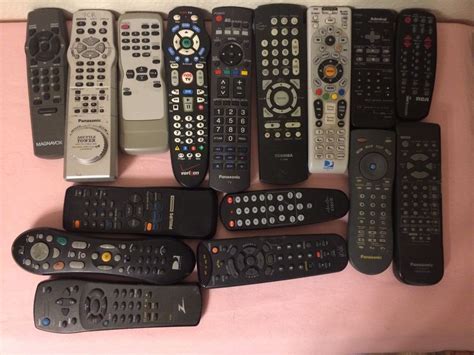 Lot Pc Remote Controls Panasonic Verizon Zenith Magnavox Tv Vcr