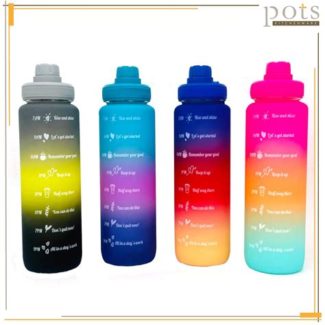 ml bpa  gradient colorful leakproof water bottle water tumbler