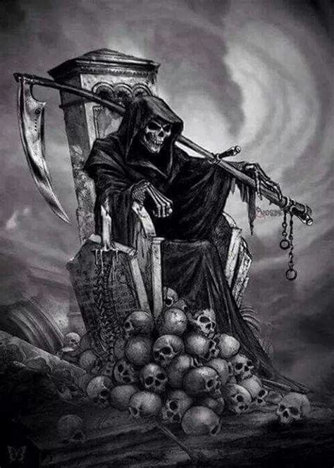 Pin By MoonKat On Your Time S Up Grim Reaper Art Reaper Tattoo Grim