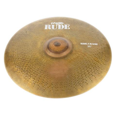 20 Paiste Rude Ridecrash At Cymbal Swap