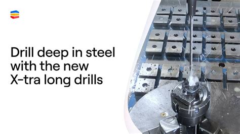 Deep Hole Drilling With The Seco X Tra Long Solid Carbide Drill Seco