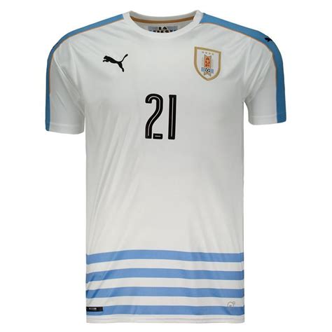 Camisa Puma Uruguai Away E Cavani Futfanatics